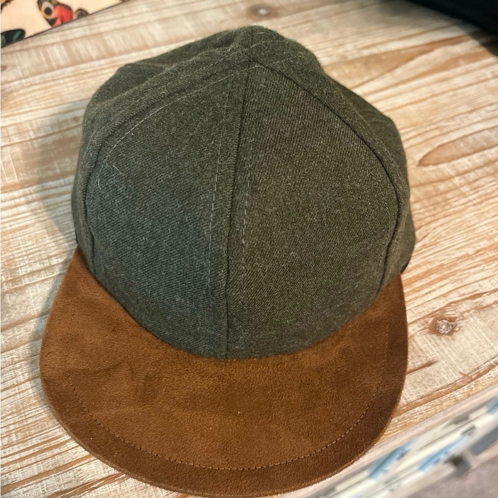 George Hat Brown suede and Olive